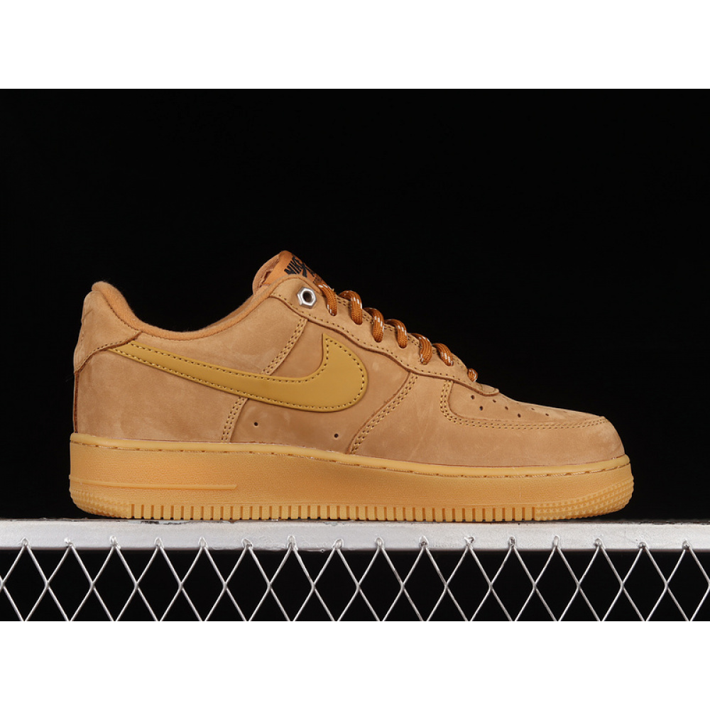 AIR FORCE 1 07 WB AF1 FLAX/GUM LIGHT BROWN/BLACK/WHEAT