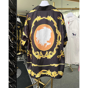 Conjunto Versace Camisa e Bermuda Cameo de Seda