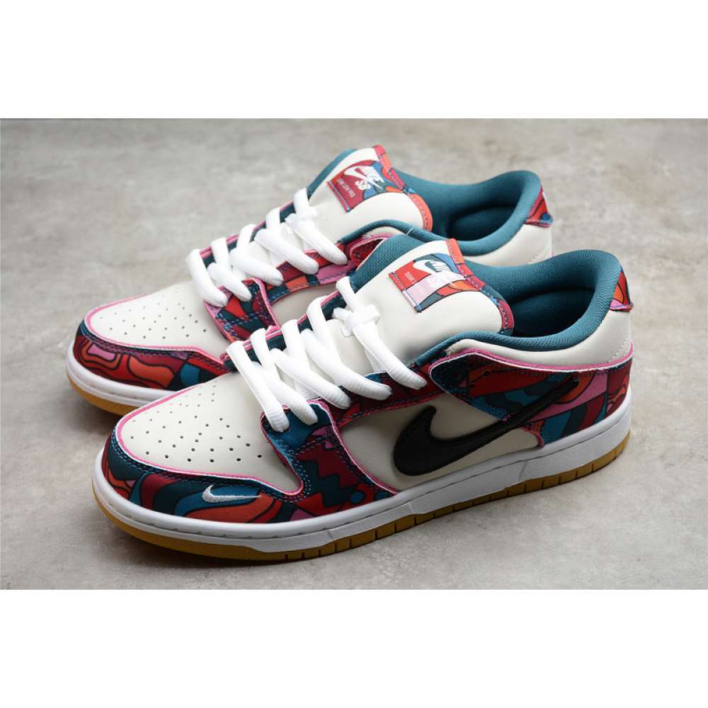 PARRA X DUNK LOW PRO SB ABSTRACT ART FIRE PINK