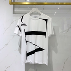 Camisa Valentino em algodão VLTN Logo Vertical com estrela Branca