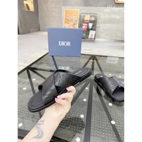 Dior Slide/Sandália Preta