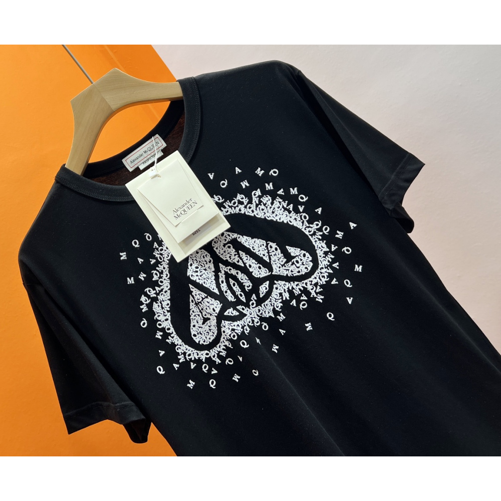 Camiseta Alexander McQueen Exploded Charm Preta