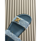 Sandália Louis Vuitton Mule LV Sunset Jean Monogram