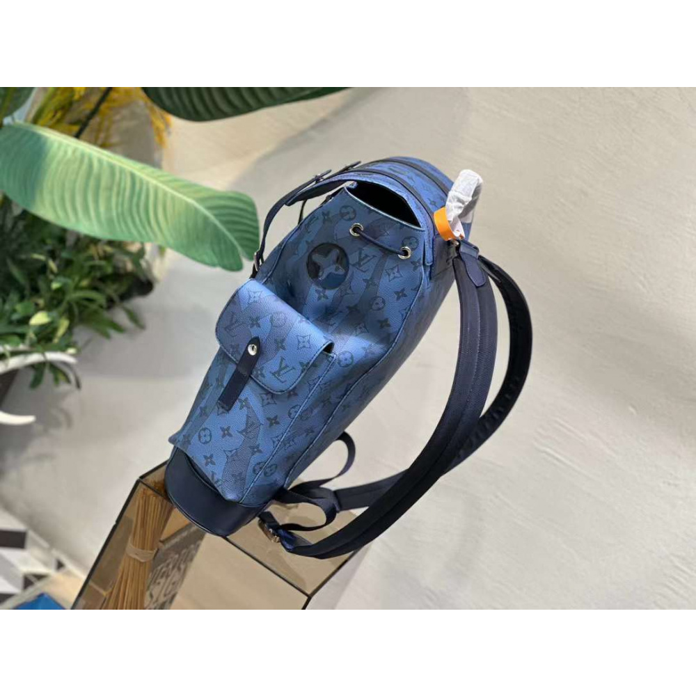 Mochila Louis Vuitton Christopher Blue