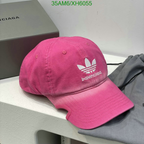 Boné Balenciaga x Adidas Rosa