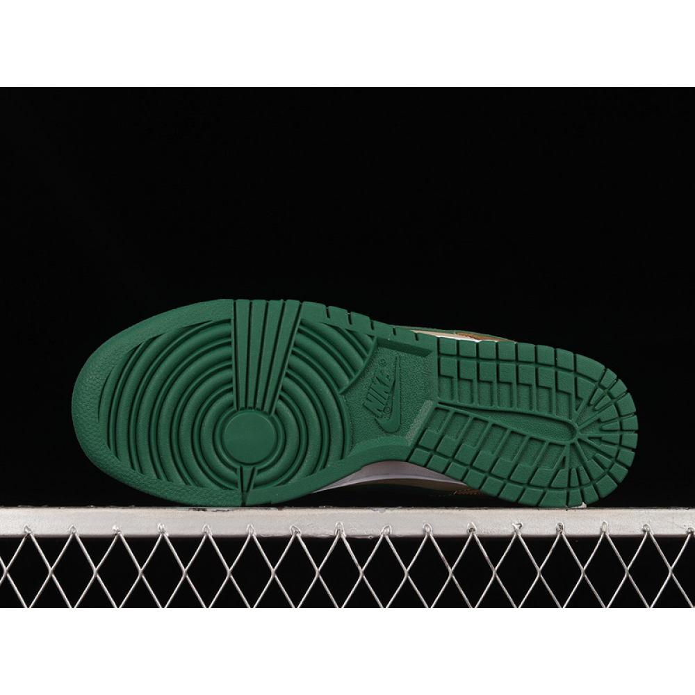 DUNK LOW RATTAN BROWN/CANYON GREEN/SAIL/WHITE/DEEP DRIFTWOOD BROWN
