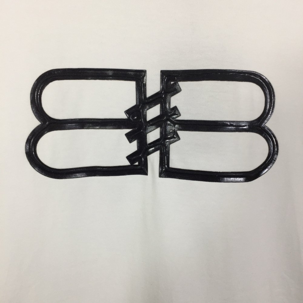 Camiseta de Algodão Balenciaga 3B# Branca