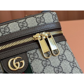 Bolsa Gucci Tote Ophidia Mini Marrom NEW 2025 20x12x6cm