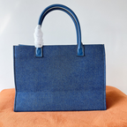 Bolsa Versace La Medusa Tote Bag Denim 40x16x29cm (4 cores)