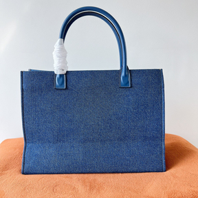 Bolsa Versace La Medusa Tote Bag Denim 40x16x29cm (4 cores)