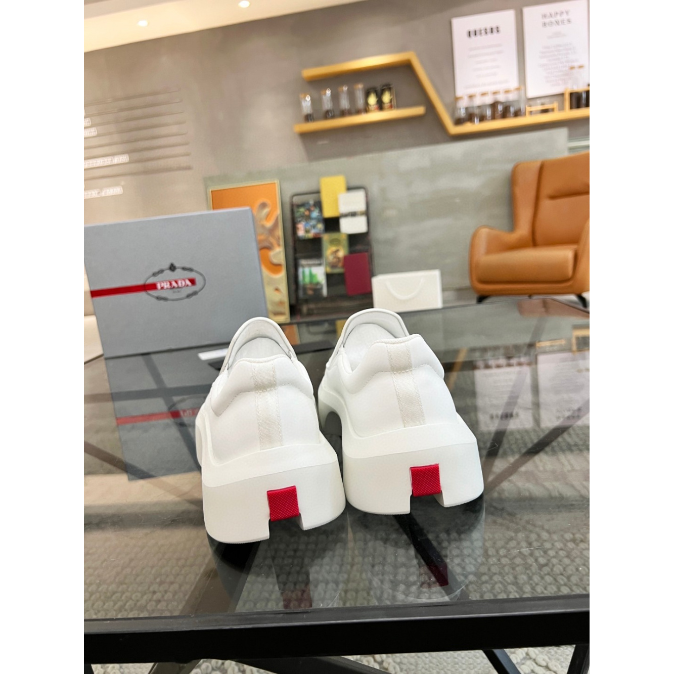 Prada Tênis NoLace Branco