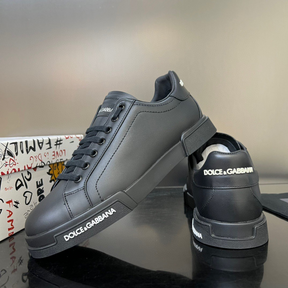 Dolce&Gabbana Tênis Portofino Preto com logo