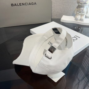 Boné Balenciaga em Tecido Algodão Branco