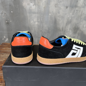 Balmain Tênis Swan Preto/Azul/Laranja