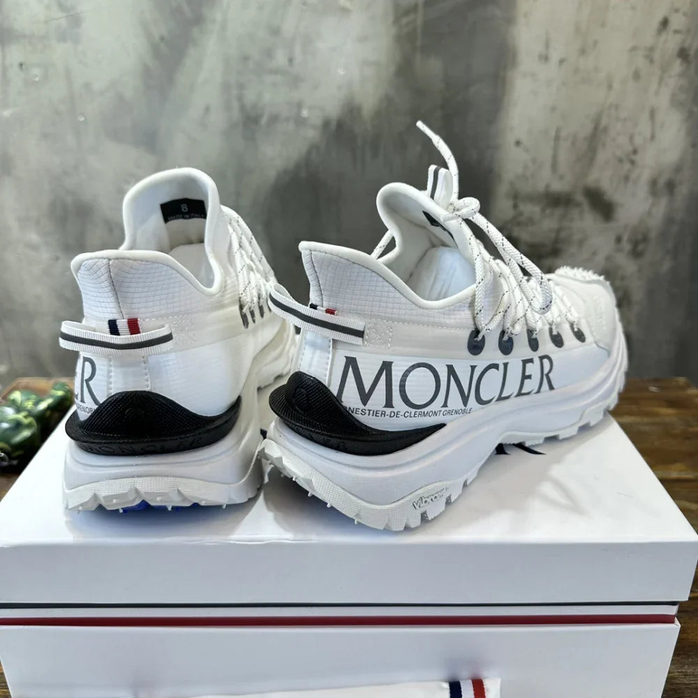 Tênis Moncler Trailgrip Lite 2 Low Top com Cadarço Branco