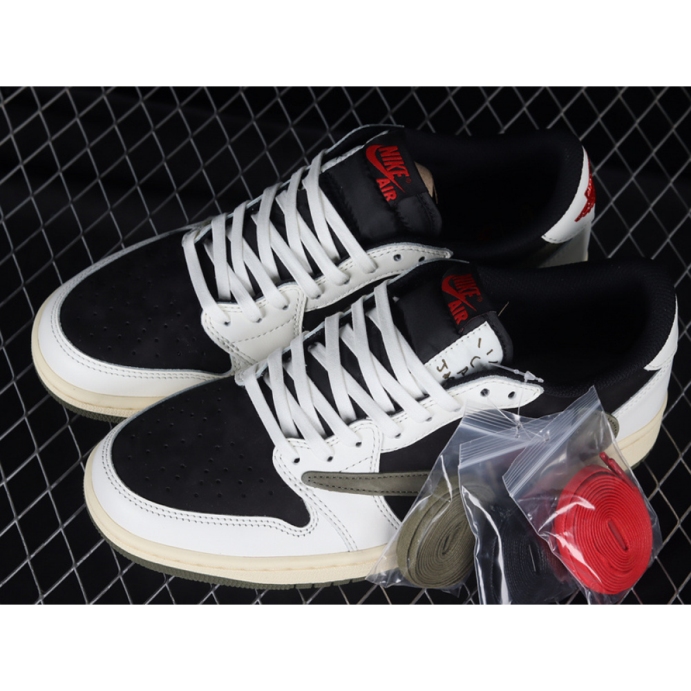 TRAVIS SCOTT X AIR JORDAN 1 LOW OG SAIL OLIVE