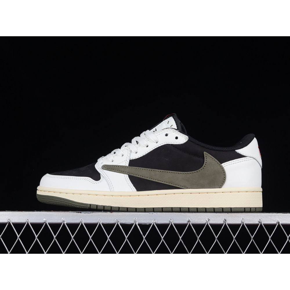 TRAVIS SCOTT X AIR JORDAN 1 LOW OG SAIL OLIVE