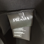 Camisa Prada em algodão com Bolso de zíper Preta