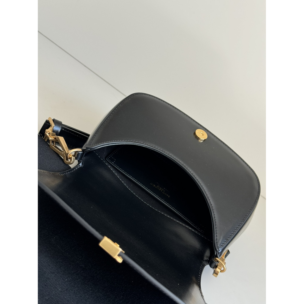 Bolsa Saint Laurent YSL Voltaire em Couro Box 17.5x21x8CM
