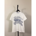 Camisa Burberry de algodão Branca com logo Azul