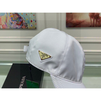 Boné Prada em Re-Nylon Branco
