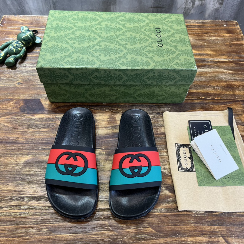 Gucci Slide Preta Baixa