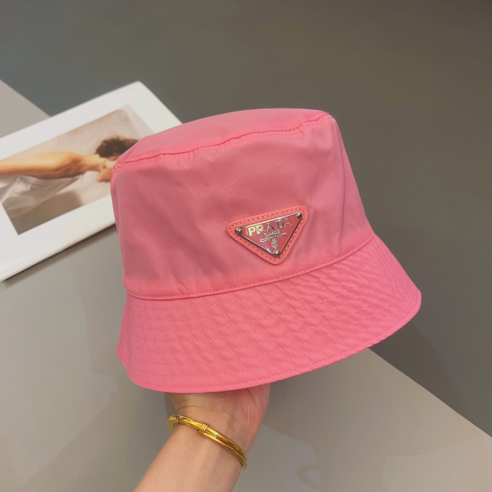 Bucket Prada Re-Nylon Rosa