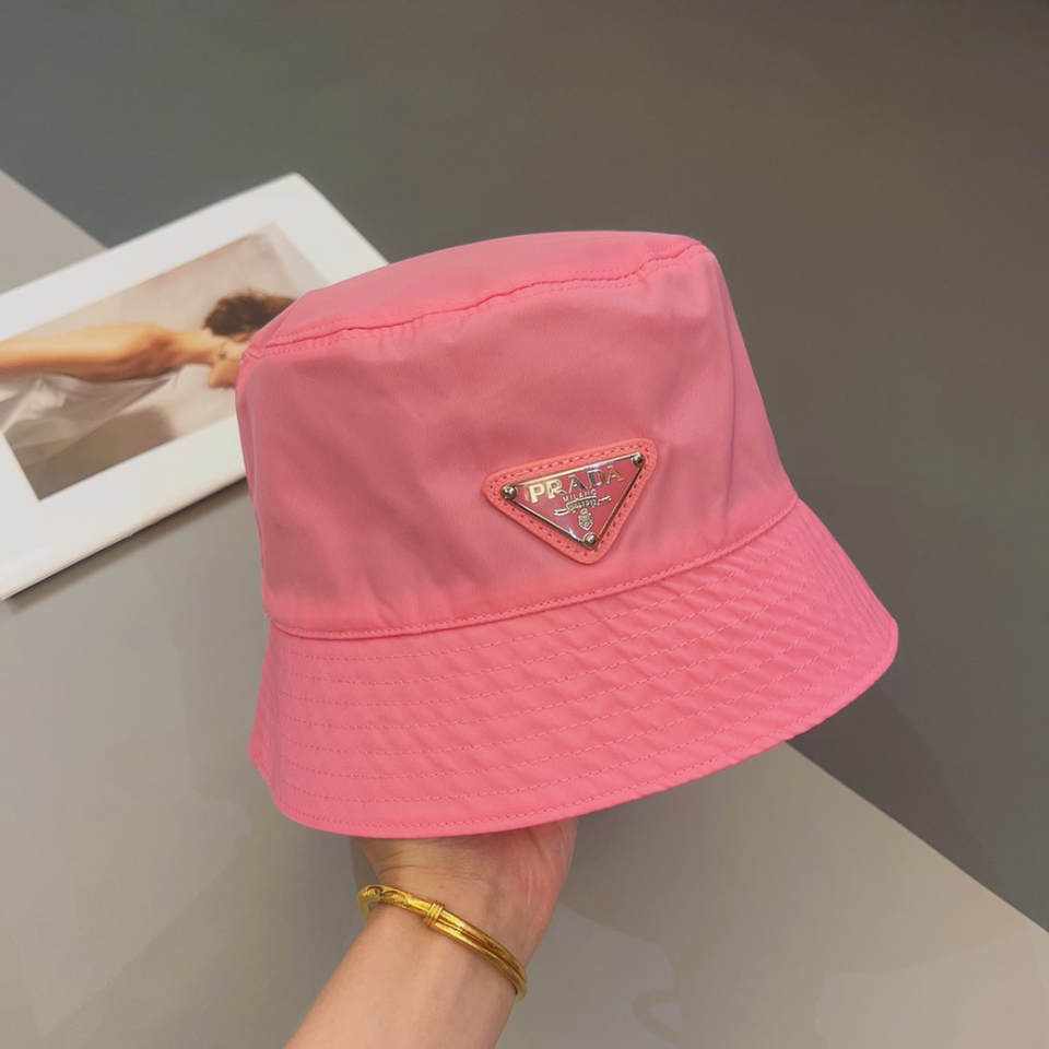 Bucket Prada Re-Nylon Rosa