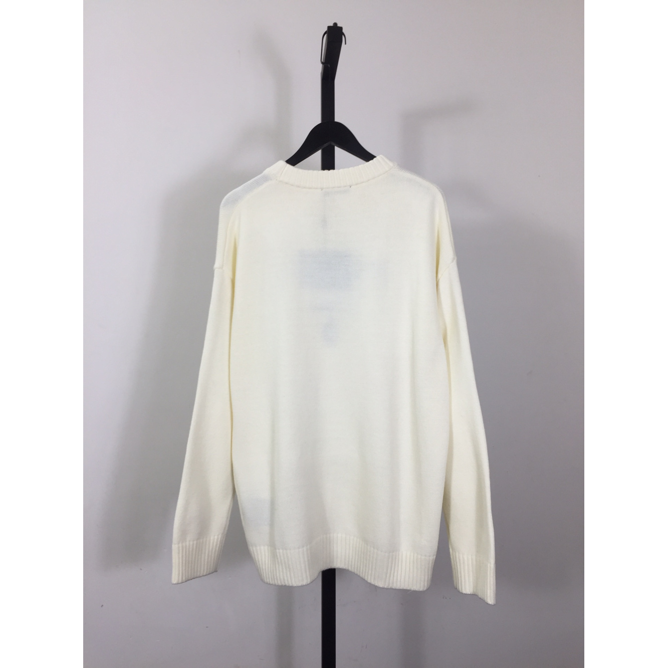 Moletom Prada com Logotipo Bordado Branca