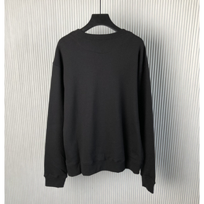 Moletom Prada com Logo Triangular Preta