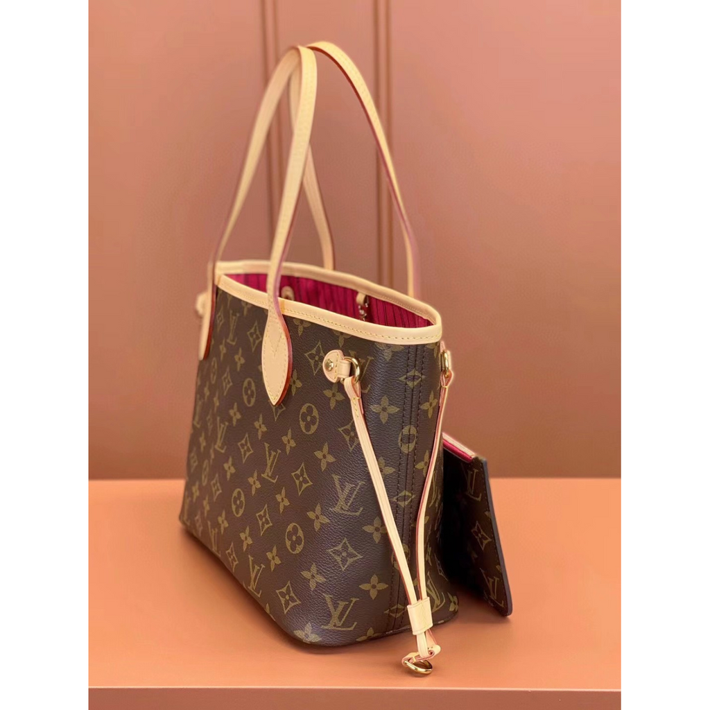 Bolsa Louis Vuitton Neverfull Monogram Canvas Interior Vermelho