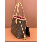 Bolsa Louis Vuitton Neverfull Monogram Canvas Interior Vermelho