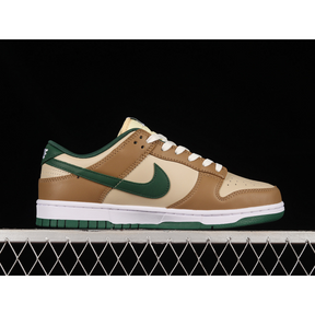 DUNK LOW RATTAN BROWN/CANYON GREEN/SAIL/WHITE/DEEP DRIFTWOOD BROWN