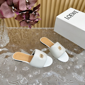 Sandália Loewe Anagram Padded Branco