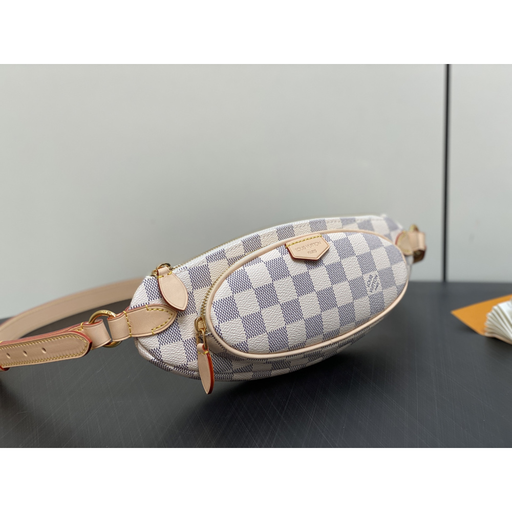 Bolsa Louis Vuitton Belt Bag Keepit Damier Azur 12x6x29cm