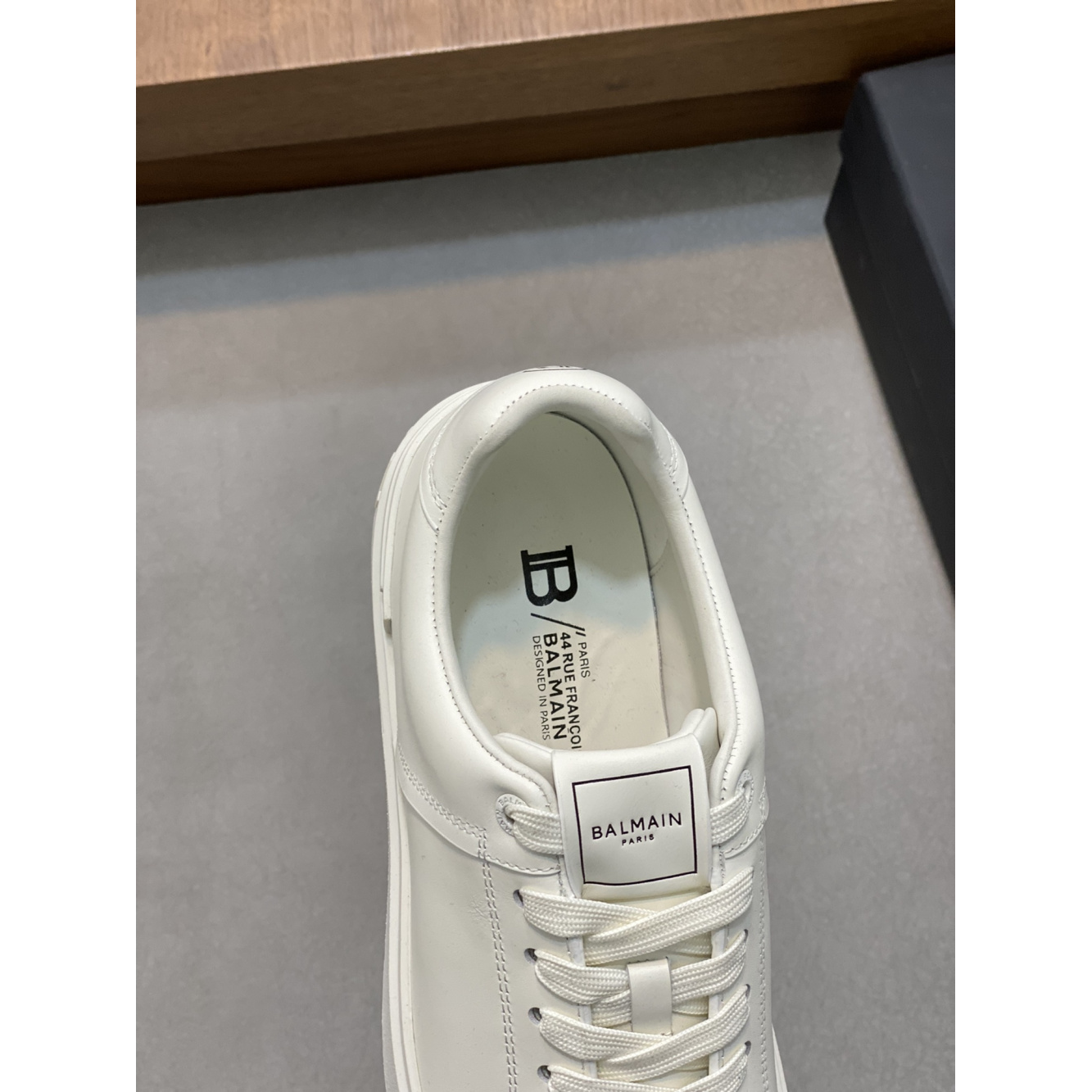 Balmain Cano Baixo Branco
