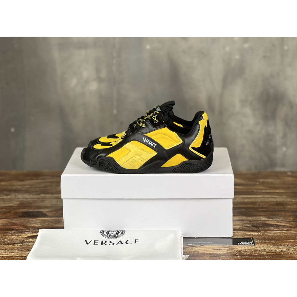 Tênis Versace Galaxia Preto/Amarelo