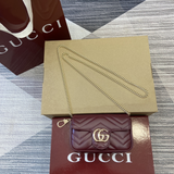 Bolsa Gucci GG Marmont Couro Rosso Ancora Super Mini/Média/Grande