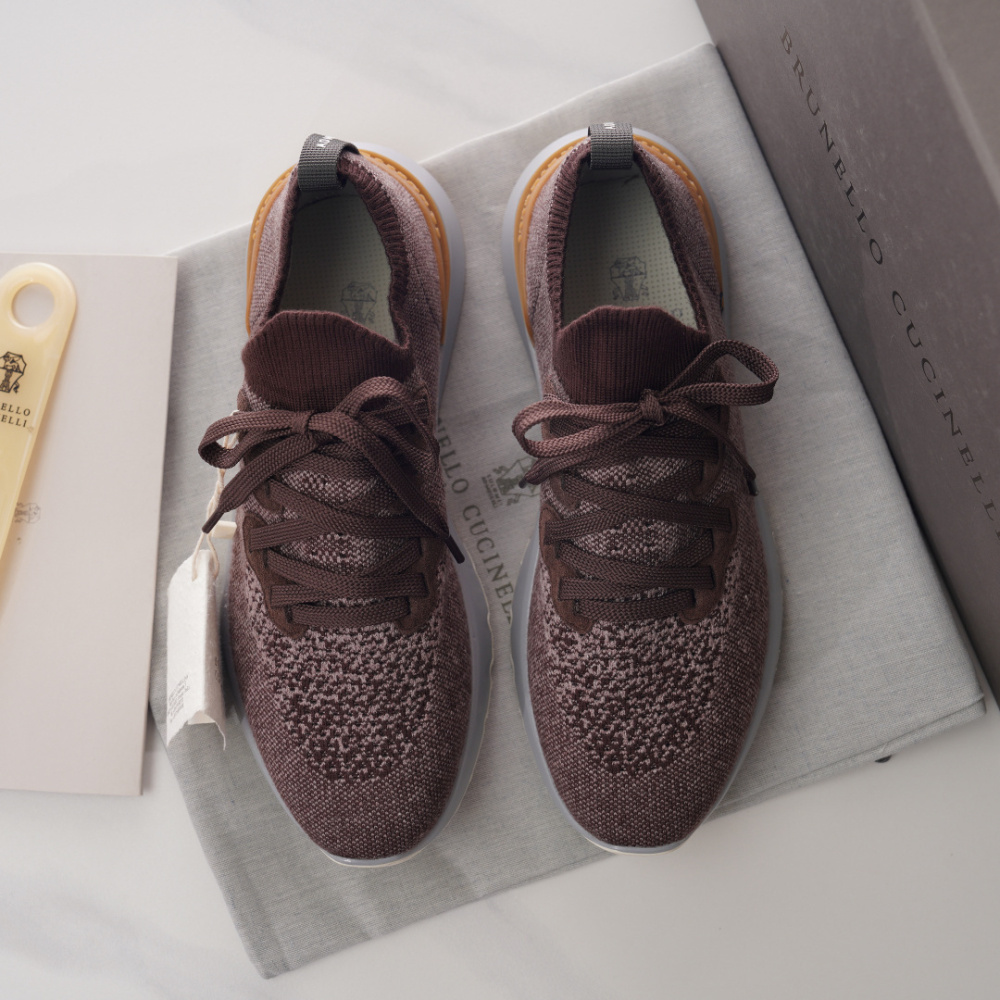 Brunello Cucinelli Tênis Marrom