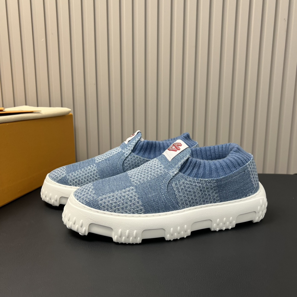 Louis Vuitton Slip-on Lv Space Lander Blue