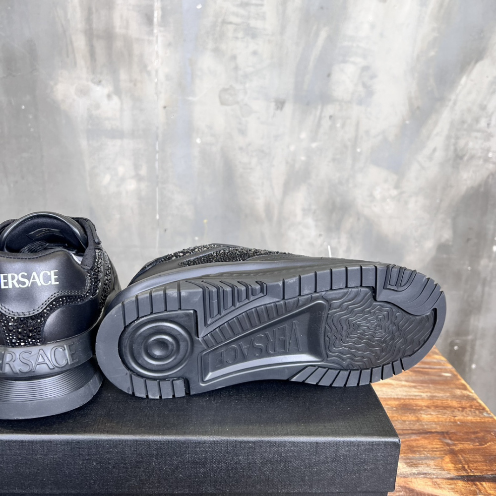 Tênis Versace Crystal Odissea Preto