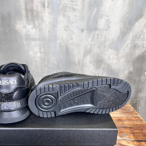 Tênis Versace Crystal Odissea Preto