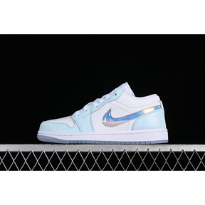 AIR JORDAN 1 LOW GLACIER BLUE/MULTI-COLOR