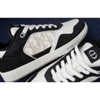 DIOR B27 LOW-TOP BLACK CALFSKIN