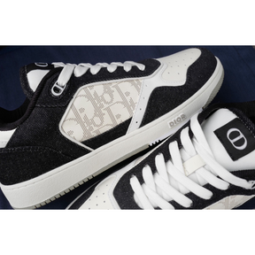 DIOR B27 LOW-TOP BLACK CALFSKIN
