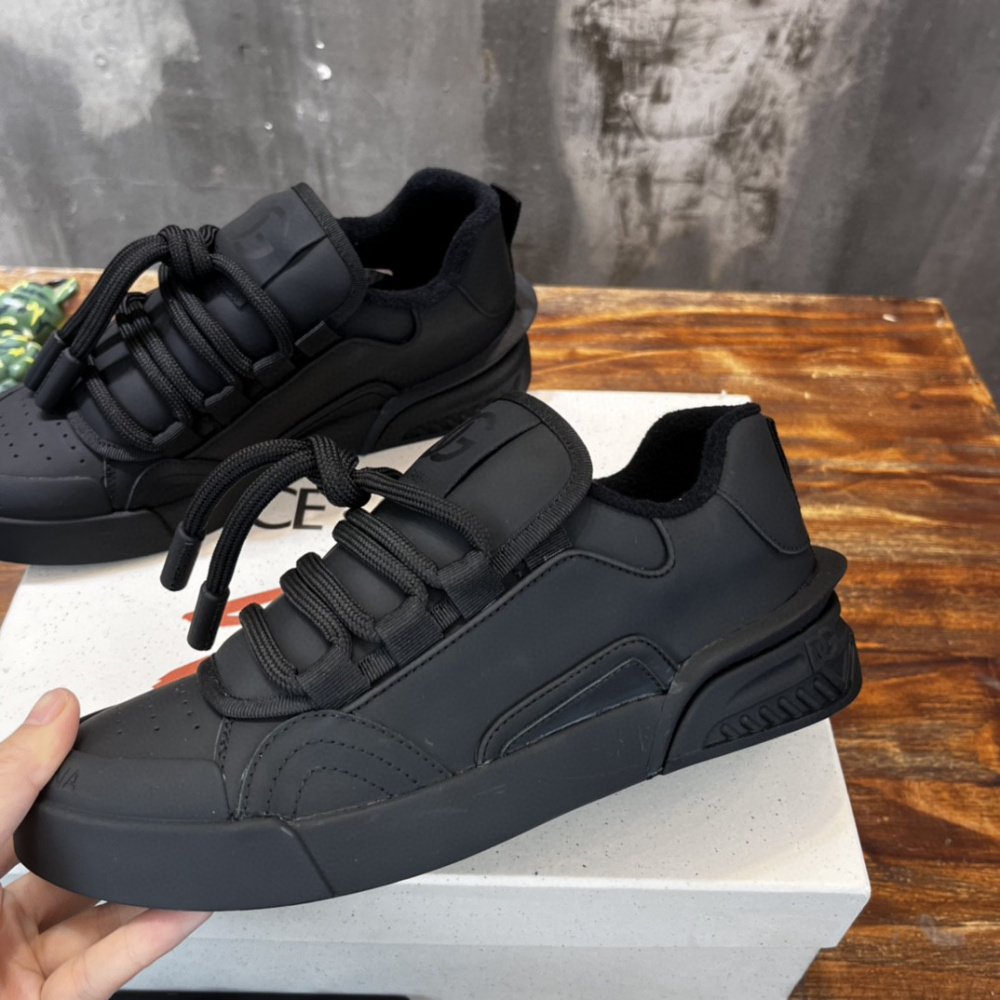 Dolce&Gabbana Tênis cano Baixo Preto