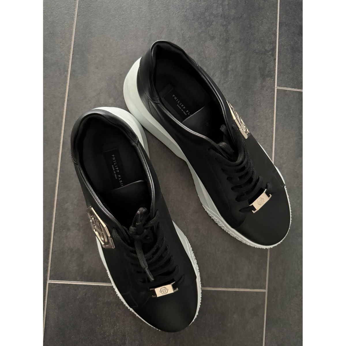 Tênis PHILIPP PLEIN Godzilla Runner Hexagon Preto
