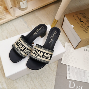 Dior Sandália Rasteira