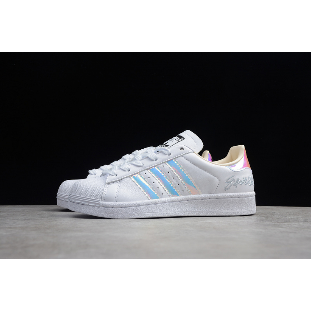 ADIDAS SUPERSTAR SHOES CLOUD WHITE/SILVER