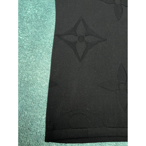 Camiseta de Algodão Louis Vuitton Monogram Macro Jersey com Efeito de Relevo